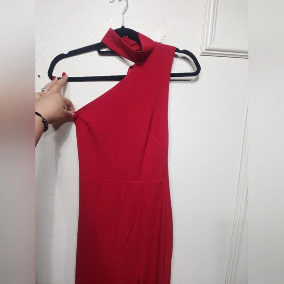 Lulu's Red Maxi Dress - Picture 6 of 12